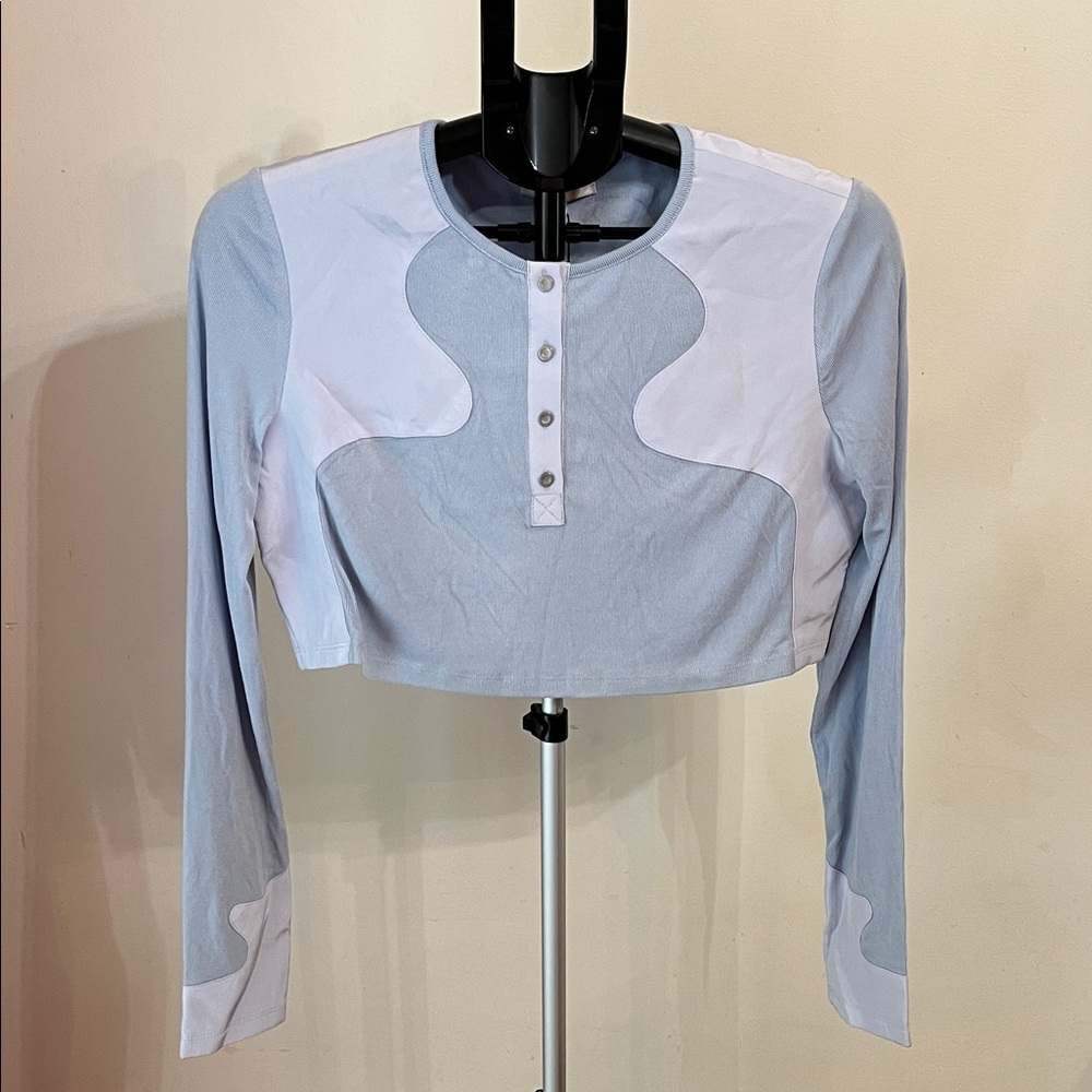 NWT Opening Ceremony Elegant Two-Tone Crop Top